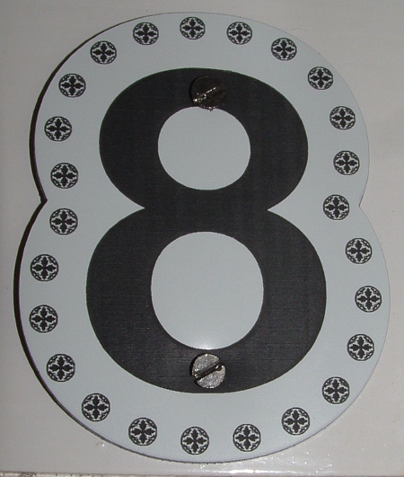picture of engraved house number